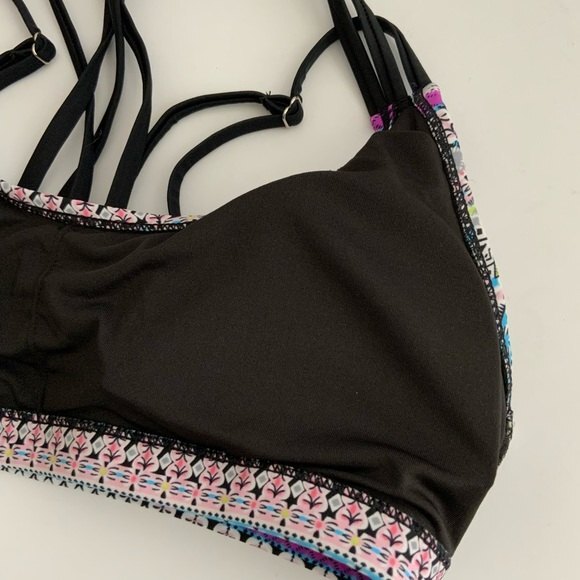 Printed Push UP Bra Strappy Back - Picture 4 of 6